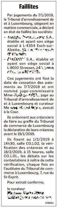 Études de cas sur la faillite des entreprises
