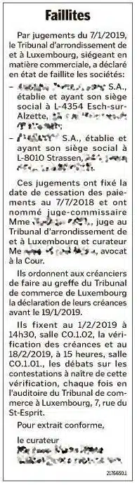 Études de cas sur la faillite des entreprises